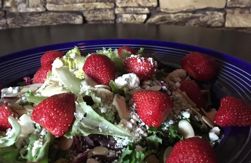 Strawberry salad at Mark III Inn.