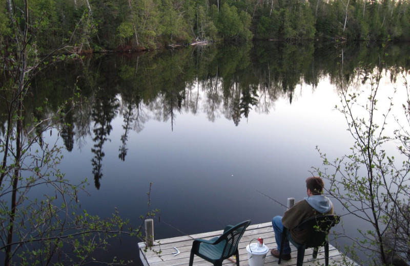 Fishing at Rockwood Lodge.