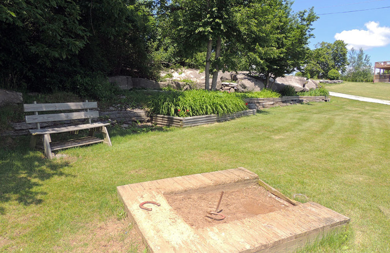 Horseshoes at Angel Rock Waterfront Cottages.