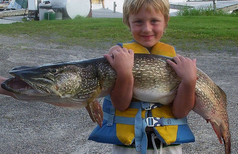 Fishing at Moosehorn Resort.