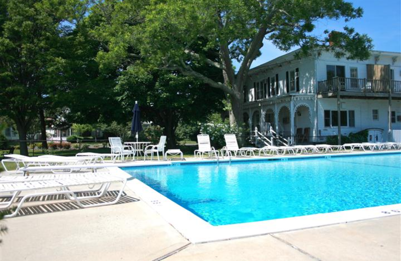 Outdoor pool at Townsend Manor Inn.