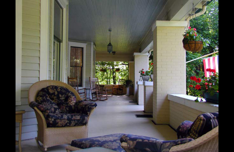 Porch at San Gabriel House B & B