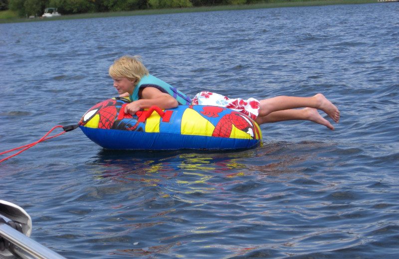 Tubing at Eagle Ridge Resort.