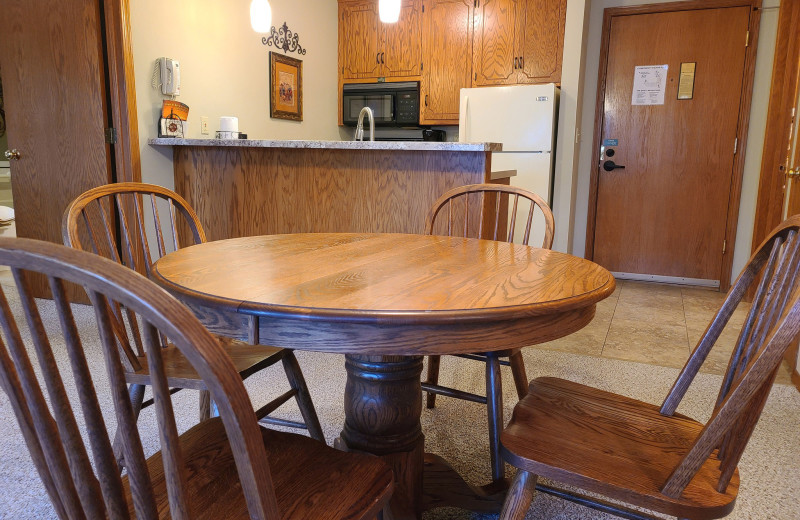 Guest kitchen at High Point Inn.