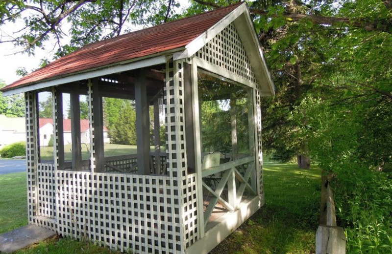 Gazebo at Albergo Allegria.