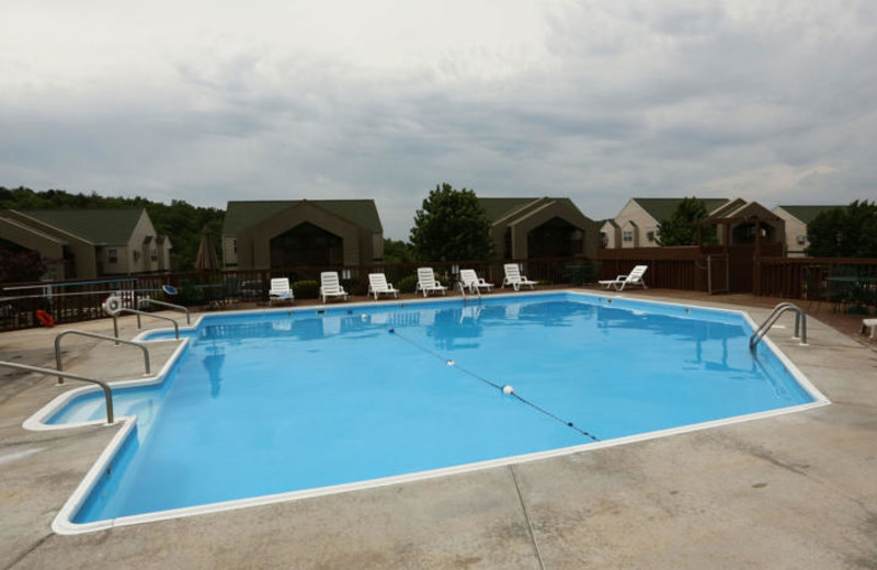 Outdoor pool at Villas by Lantern Bay.