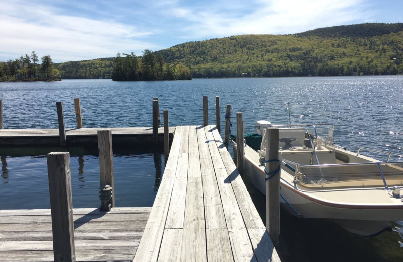 Dock at The Quarters at Lake George.