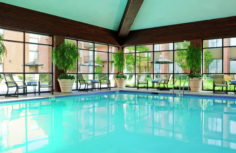 Indoor pool at DoubleTree by Hilton Hotel Syracuse.