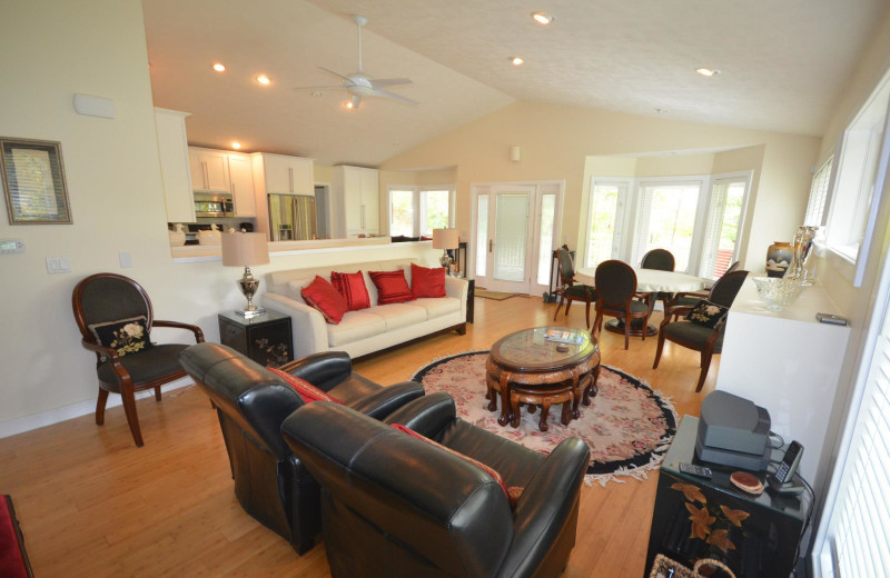 Rental interior at Visit Up North Vacation Rentals.