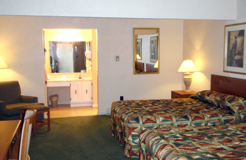 Guest room at Hidden Valley Resort.