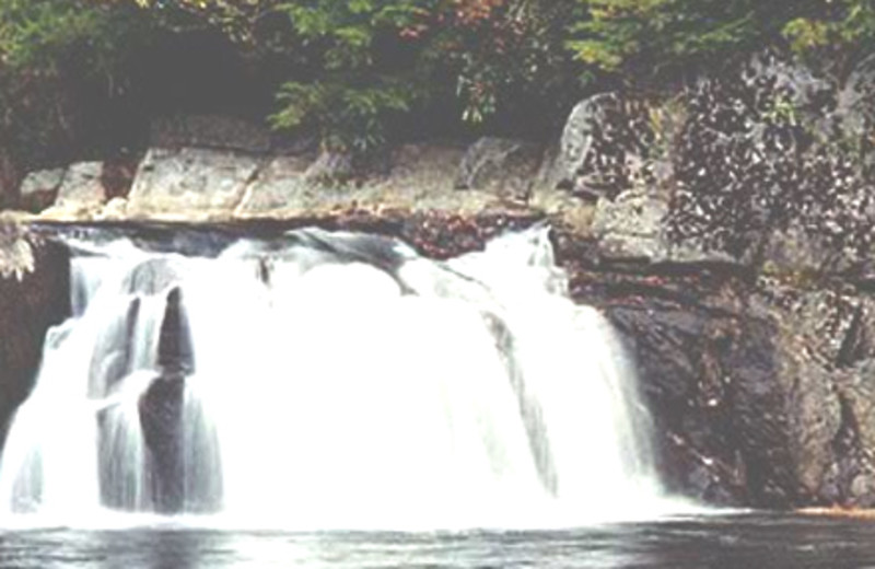 Little Waterfalls at Tuckasiegee River Mountain Lodge