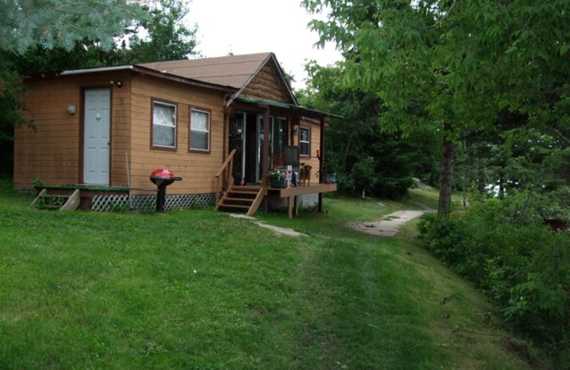 Cabin at Lake Of The Woods Lodge.