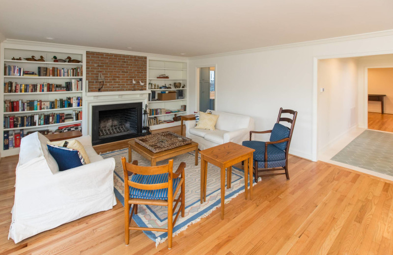 Rental living room at Atkinson Realty.