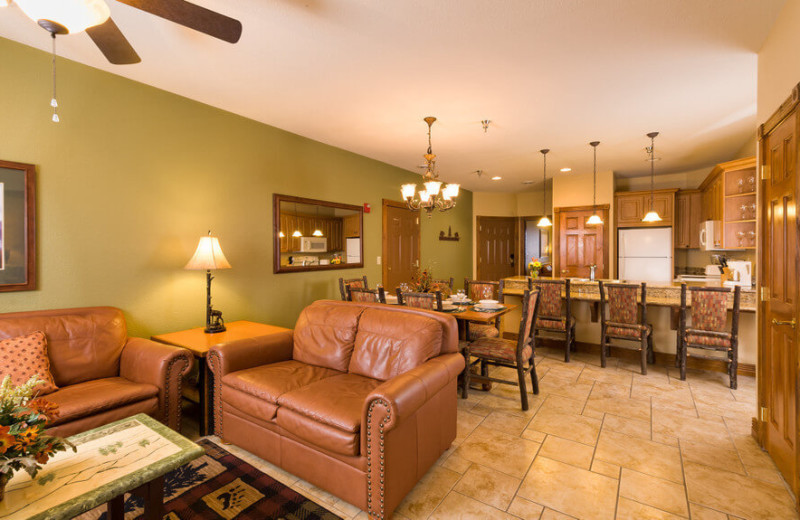 Guest kitchen at Westgate Smoky Mountain Resort & Spa.