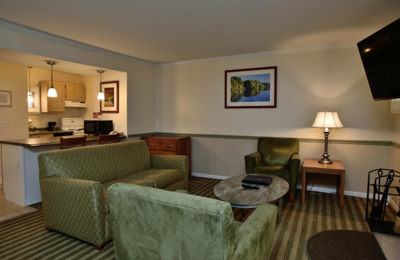 Guest room at The Spa at Norwich Inn.