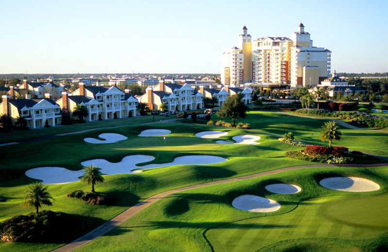 Resort golf course at Vacation Pool Homes.