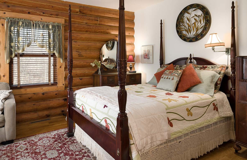 Guest room at Silver Star Country Inn.