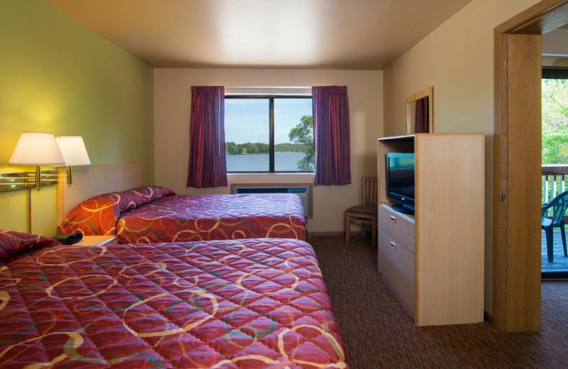 Guest room at Baker's Sunset Bay Resort.