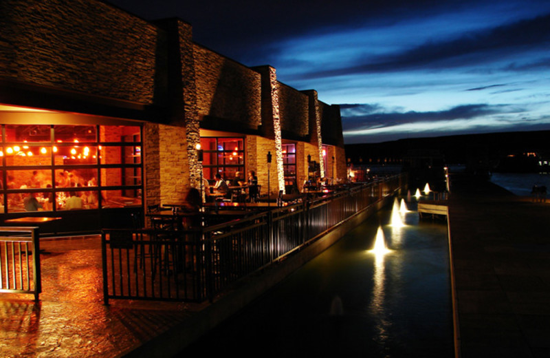 Restaurant exterior at Antelope Point.