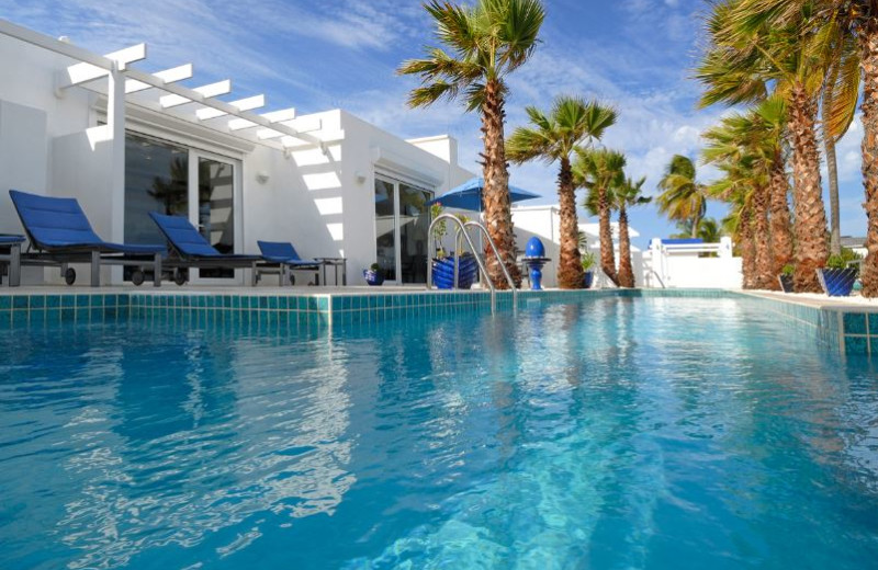 Outdoor pool at Coral Beach Club.