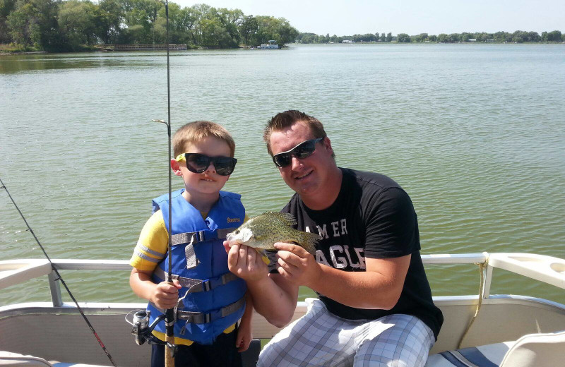 Fishing at Holiday Resort.