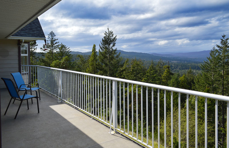 Rental deck at Island Vacation Homes.