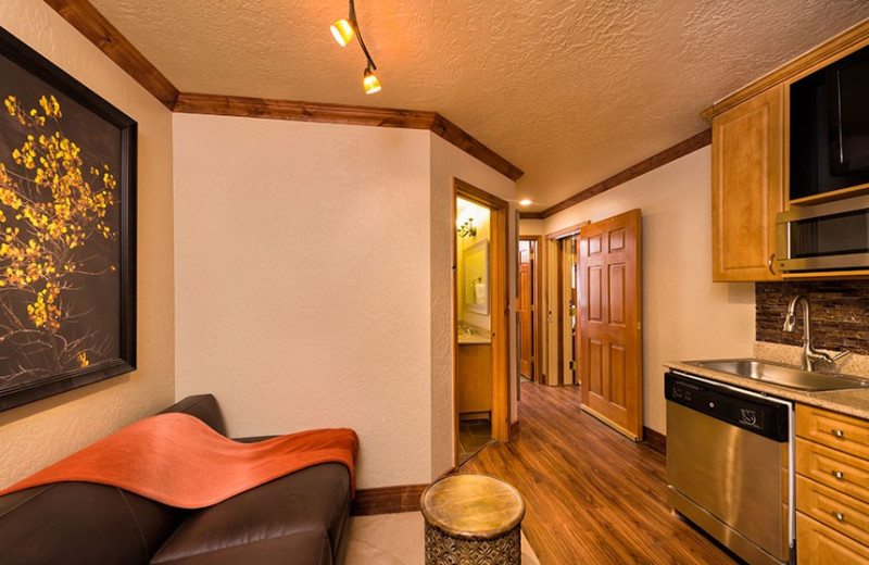 Guest room at Westgate Park City Resort & Spa.