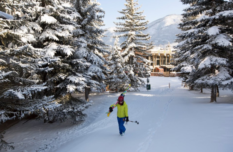 Skiing at Sky Hotel