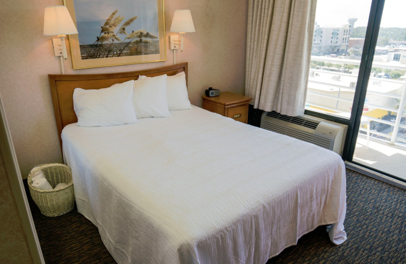 Guest bedroom at Four Sails Resort.