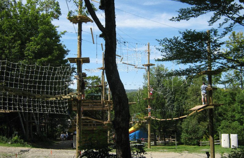 Arial Adventure Park at Jiminy Peak Mountain Resort.