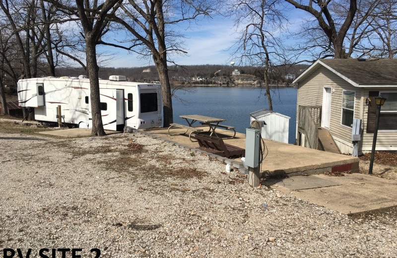 RV camp at Lakeview Resort - Lake of the Ozarks.