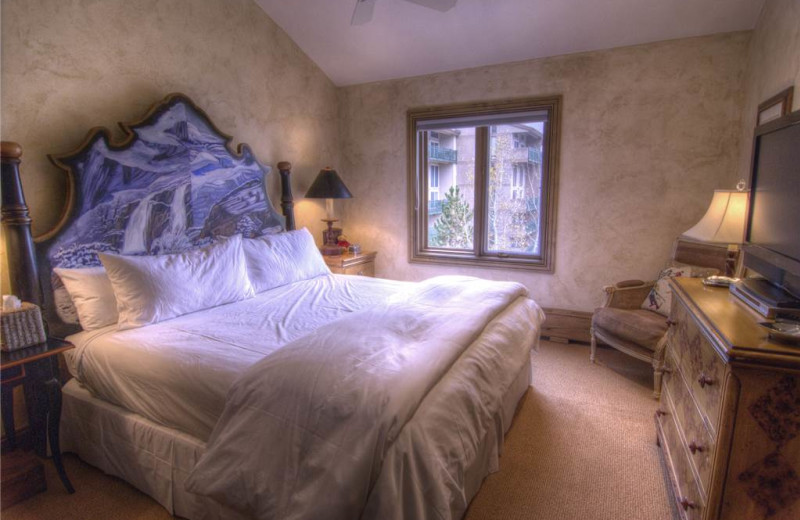 Rental bedroom at Westwind at Vail.