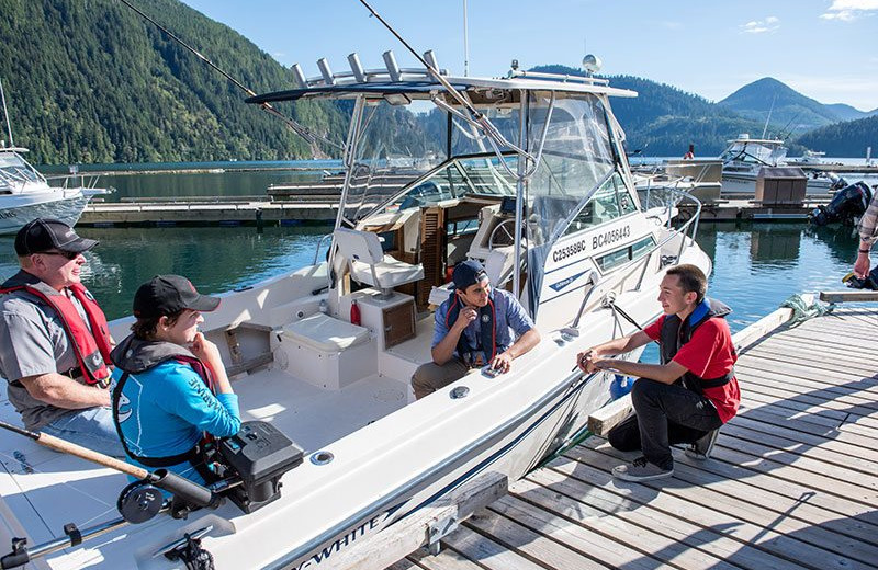 Boating at Nootka Marine Adventures.