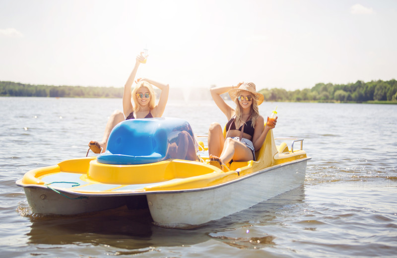 Paddle boat at Beach House Inn and Suites.