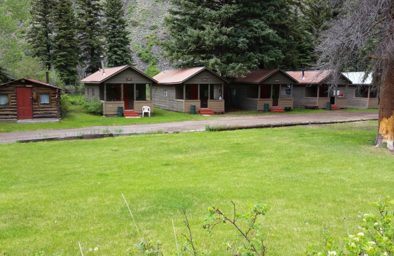 Cabins at Tomahawk Guest Ranch.