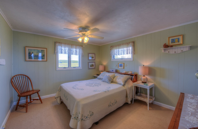 Rental bedroom at Beach Realty.