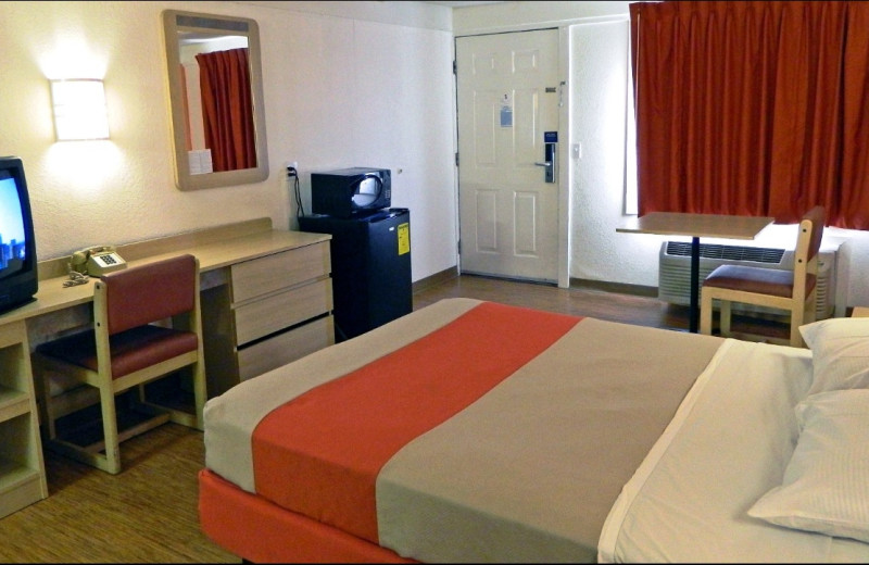 Guest room at Motel 6 - Benton Harbor