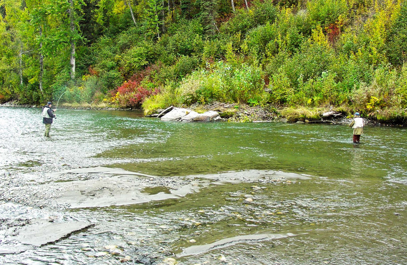 Fishing at The Alaska Adventure Company.