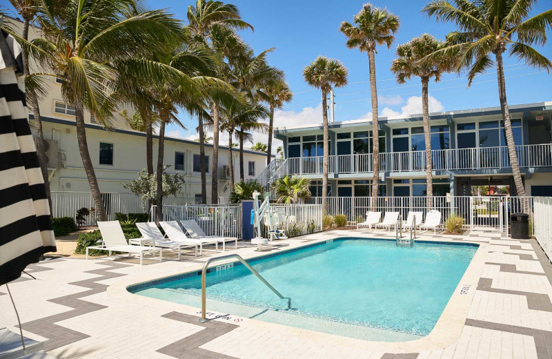 Outdoor pool at Plunge Beach Resort.