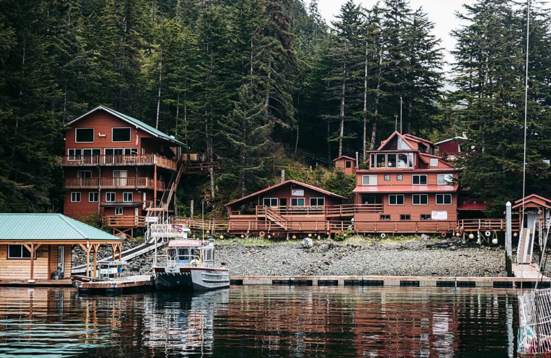 Exterior view of Elfin Cove Resort.