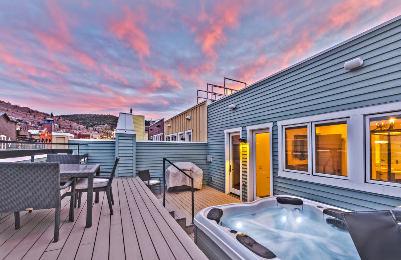 Rental deck at Park City Rental Properties.