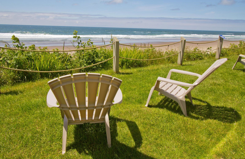 Relax by the beach at Pelican Shores Inn.