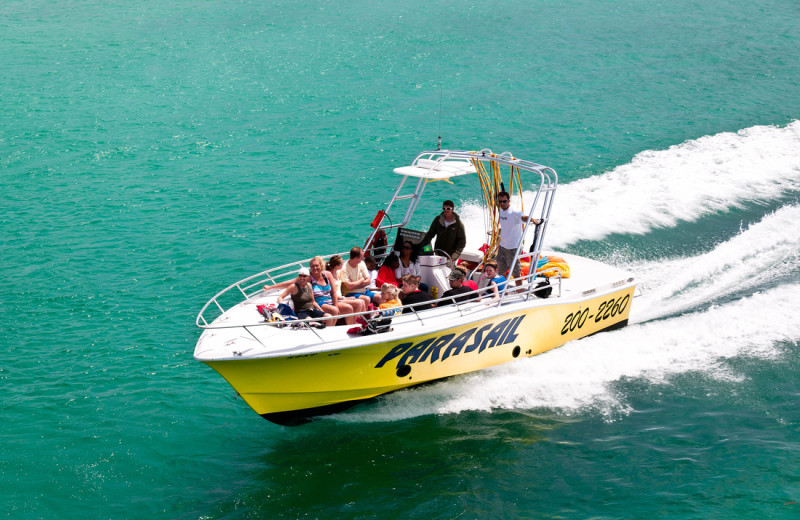 Boating at The Islander in Destin.