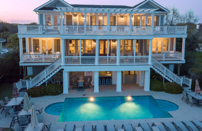 Rental exterior pool at Exclusive Properties - Isle of Palms.