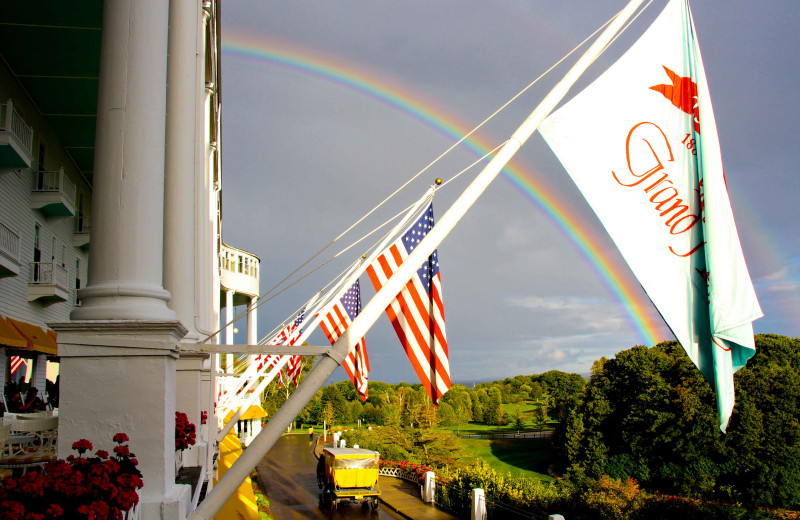 Rainbow at Grand Hotel.