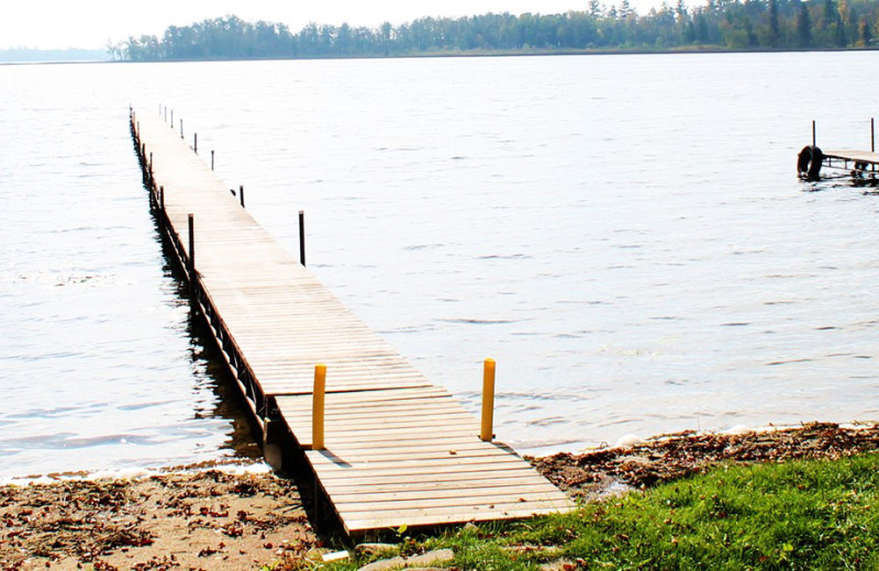 Dock at Whaley's Resort & Campground.