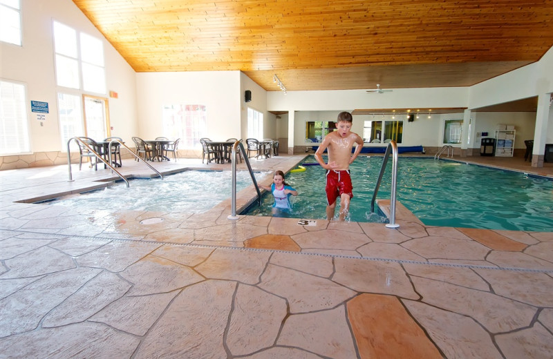 Indoor pool at Newport Resort.