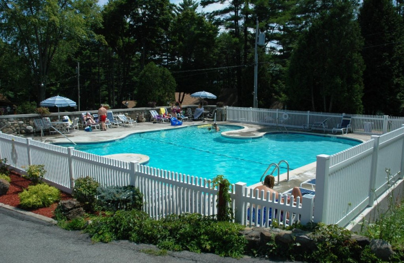 Outdoor pool at The Depe Dene Resort.