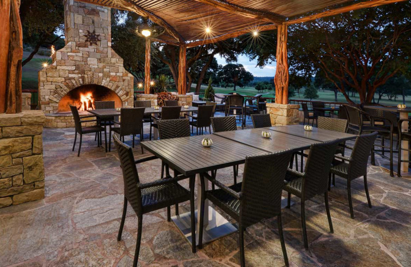 Picnic area at Tapatio Springs Hill Country Resort.