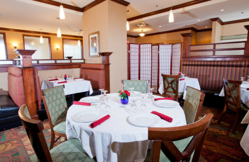 Dining room at Lake Eve Resort.